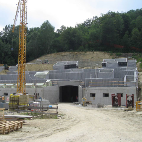 Construction of the wine cellar - De Luca Associati Structural Engineering