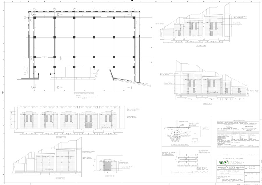 Technical drawings | De Luca Associati - Structural Engineering