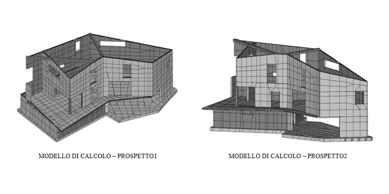 Edificio residenziale - Modello 3D - De Luca Associati