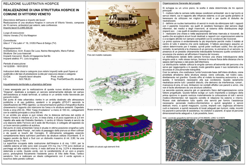 Relazione di progetto | De Luca Associati - Ingegneria strutturale