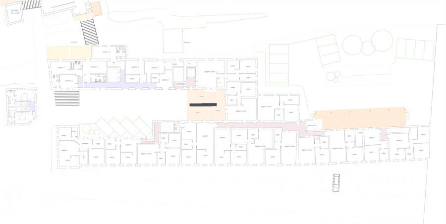 Palnt first floor techincal drawings | De Luca Associati - Structural Engineering