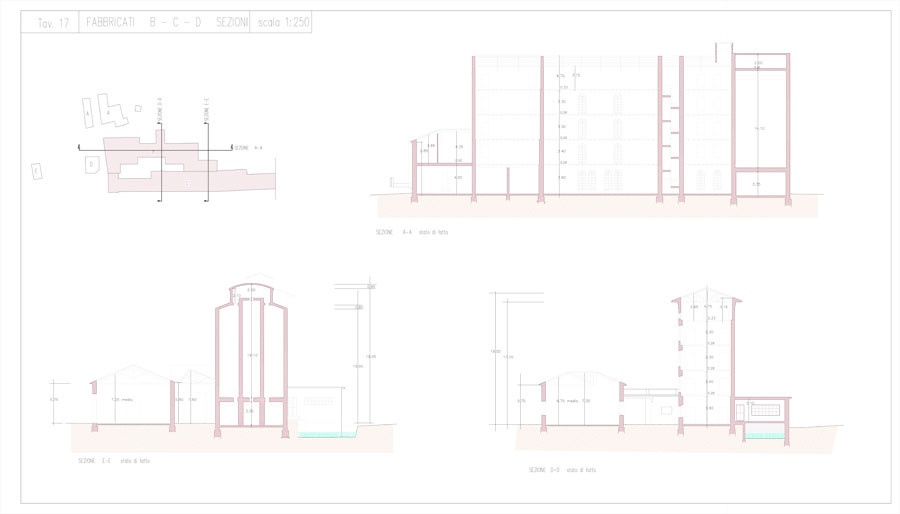 Disegno tecnico Sezioni | De Luca Associati - Ingegneria strutturale