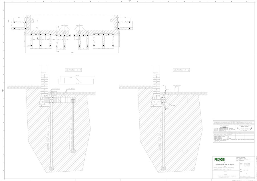 Plant technical drawings | De Luca Associati - Structural Engineering