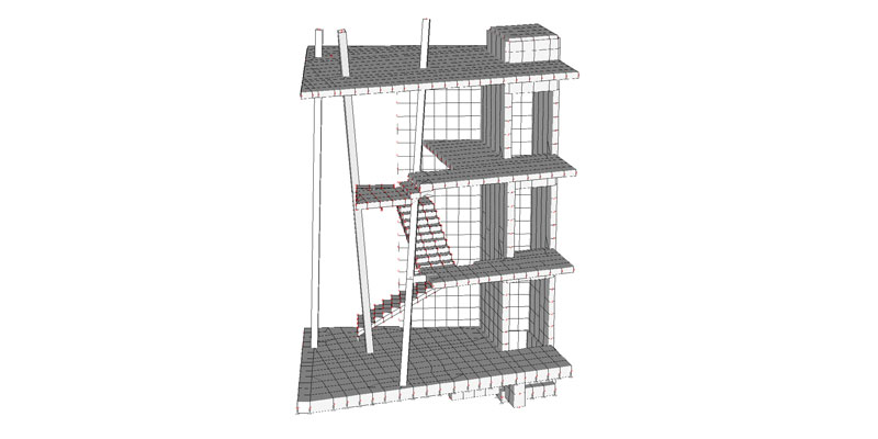 Museo della Battaglia - vista 3D - De Luca Associati