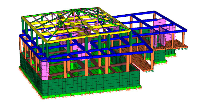 Edificio artigianale Latteria Perenzin - vista 3D - De Luca Associati