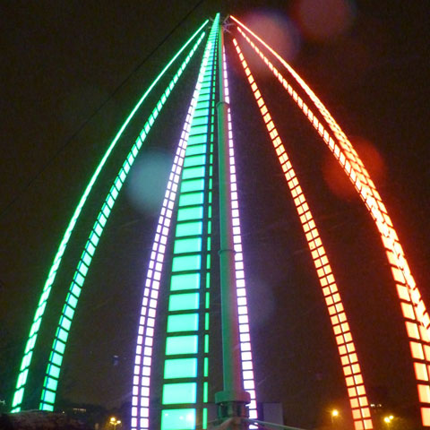 Albero di Luce Tracing Tree - Milano - De Luca Associati