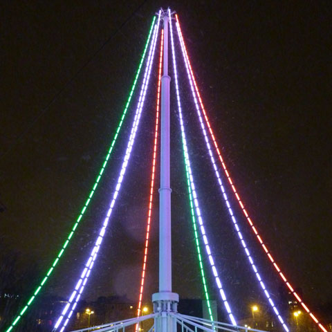 Albero di Luce Tracing Tree - Milano - De Luca Associati