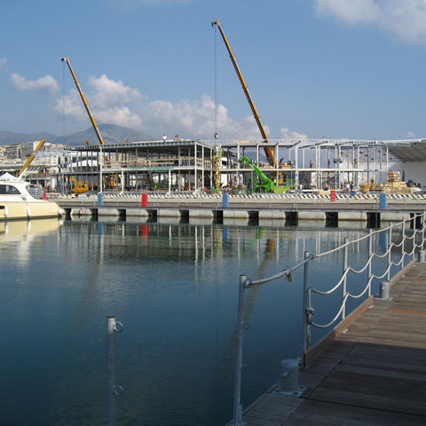 Pavilion Ferretti - Salone Nautico Genova 2007 - De luca Associati Structural Engineering