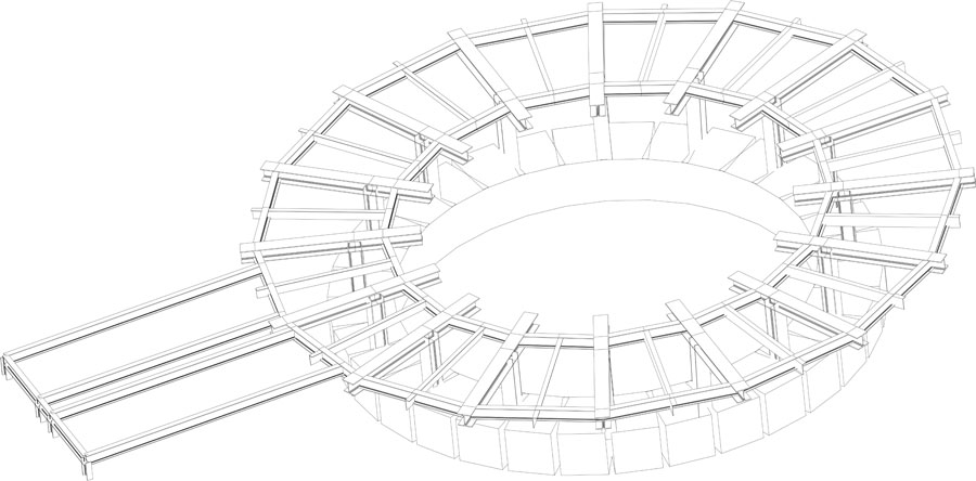 Sphere technical drawings | De Luca Associati - Structural Engineering