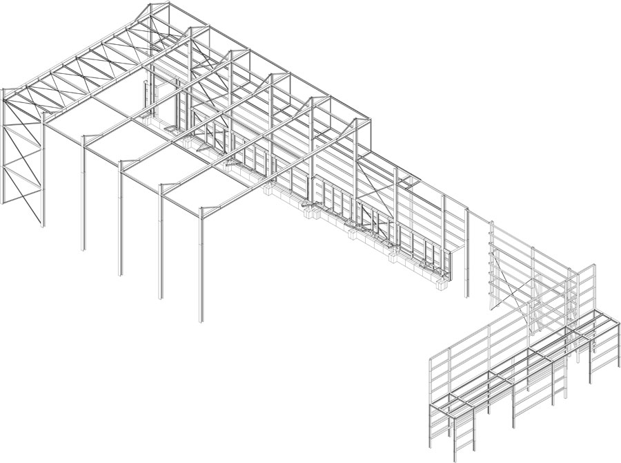 View 1 technical drawings | De Luca Associati - Structural Engineering