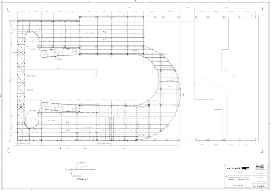 Plants technical drawings | De Luca Associati - Structural Engineering