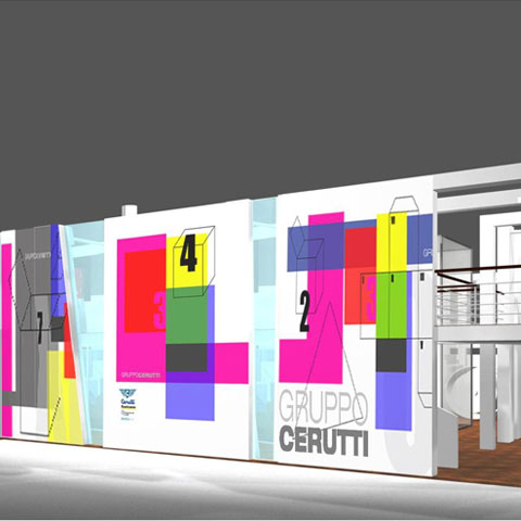 Stand Cerrutti - Drupa 2008 Dusseldorf - De Luca Associati