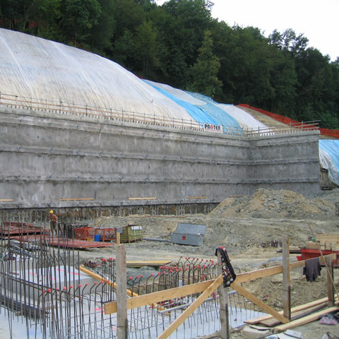 Construction of a wine cellar - De Luca Associati Structural Engineering