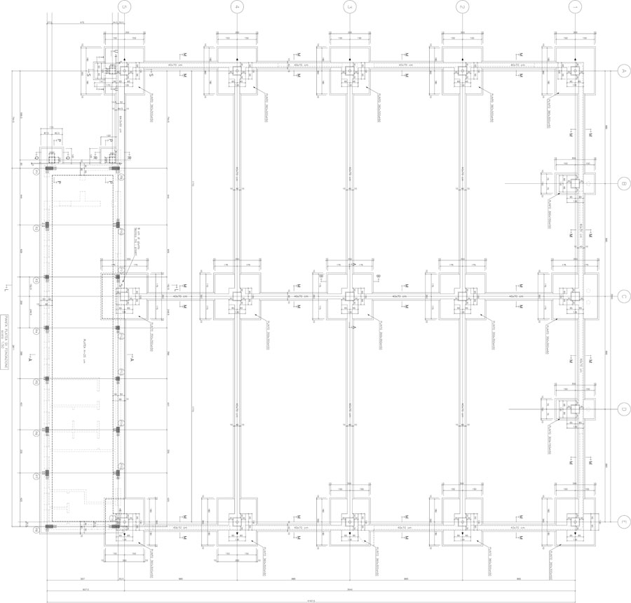 Plants technical drawings | De Luca Associati - Structural Engineering