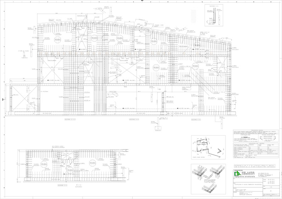 Prospectus Technical drawings | De Luca Associati - Structural Engineering