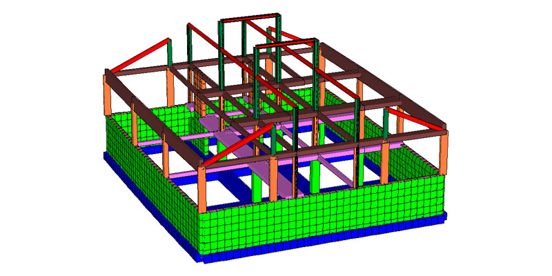 Teaching farm - 3D model - De Luca Associati