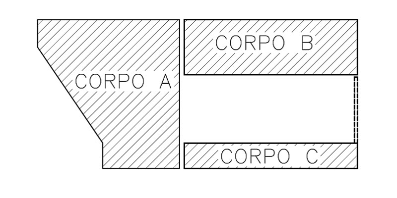 Edificio amministrativo - Pianta - De Luca Associati